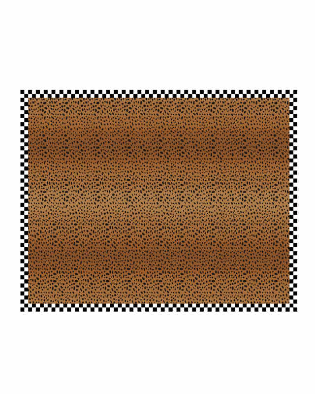 Cheetah Rug, 8' x 10'